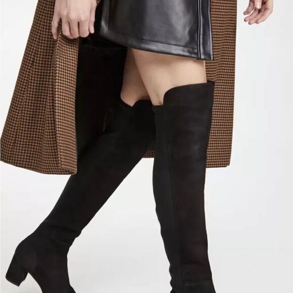 Stuart Weitzman/Dust Bag Gillian 60mm Over-The-Knee Suede Boots Size 8.5B $ 795 - Picture 9 of 11